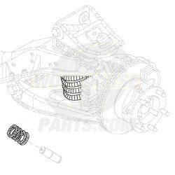 W0000991 - Front Coil Spring (Wide Track)